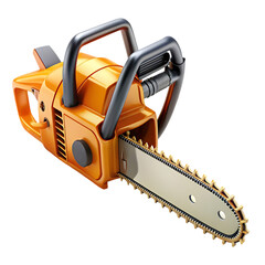 Fototapeta premium Chainsaw Image: High-Quality Stock Photo of a Powerful Chainsaw