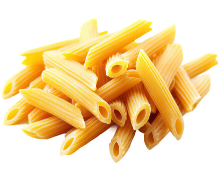 Cooking pasta penne preparation kitchen culinary home isolated on transparent background