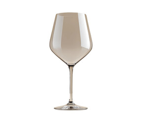 Elegant wine glass display modern home clean style isolated on transparent background