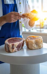 chef preparing food in the kitchen