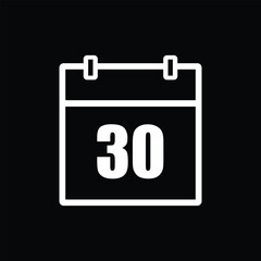 vector calendar icon