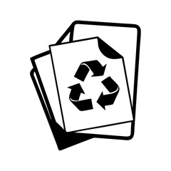 Recycling Paper Documents Environmental Conservation Go Green Sustainable Practices Eco Friendly Actions Reduce Waste Save Planet Earth Protect Nature