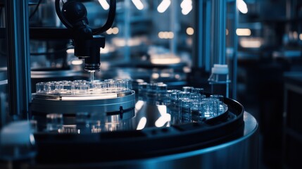 Automated precision dispensing system in a contemporary scientific laboratory