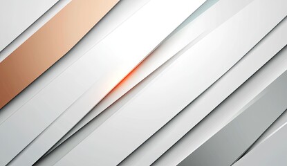 Obraz premium Abstract diagonal lines in metallic gray and copper tones with a subtle light effect