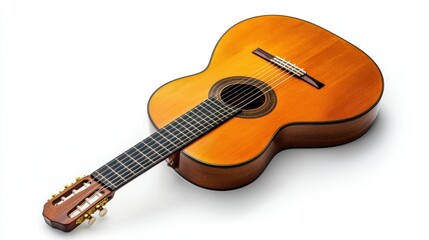 Fototapeta premium Classical guitar isolated on white background
