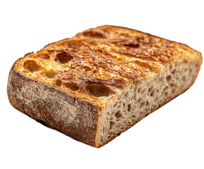 Freshly baked artisan bread kitchen food cozy atmosphere isolated on transparent background