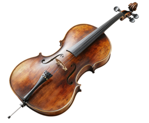 Violin performance event concert hall music instrument isolated on transparent background
