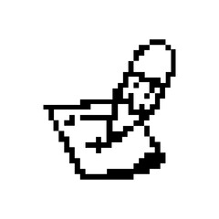 pixel writing icon