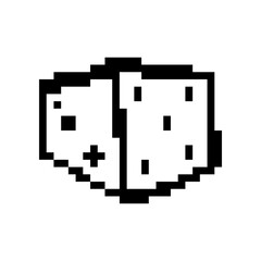 pixel dice icon