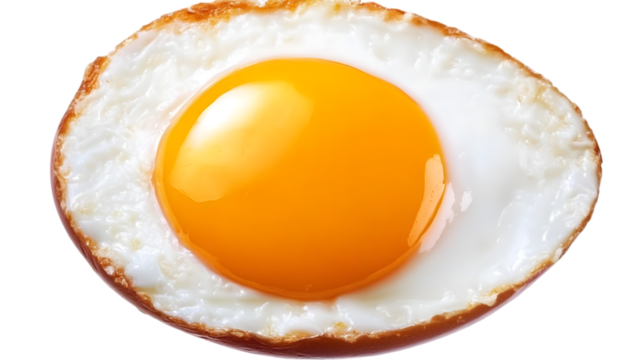 Fried Egg Isolated Transparent Background Illustration