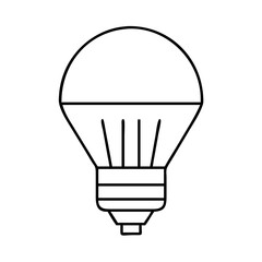 Obraz premium led bulb icon, led bulb line art - simple line art of led bulb, perfect for led bulb logos and icons