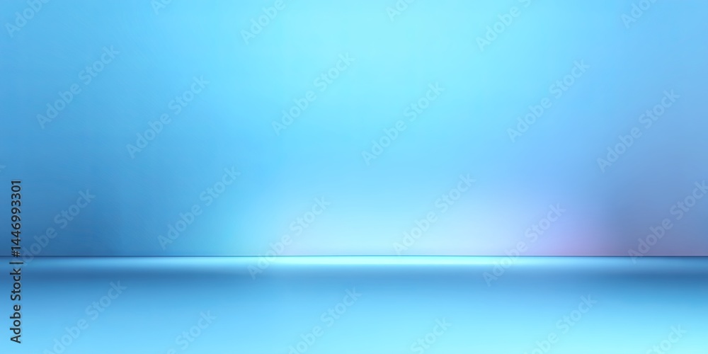 Poster Soft Blue Gradient Background with Subtle Light Effect for Minimalist Design, Product Display, and Artistic Presentations