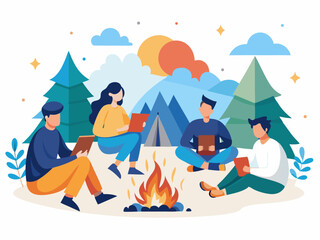 offline weekend camping    