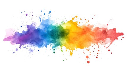 Fototapeta premium colorful watercolor splashes.