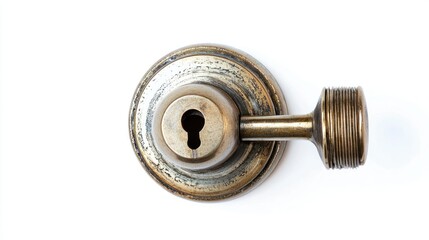 Door locks isolated on white background
