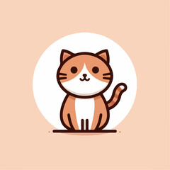 cute cartoon cats illustration