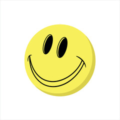 Classic Yellow Smiley Face Icon