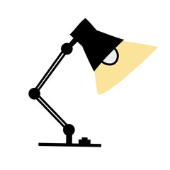 illustration vector spotlight lighting study table