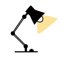 illustration vector spotlight lighting study table