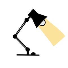 illustration vector spotlight lighting study table