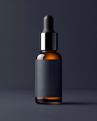 premium essence dropper bottle's for a professional woman's skin care product. feels sleek and premium with high-end product and luxury design.