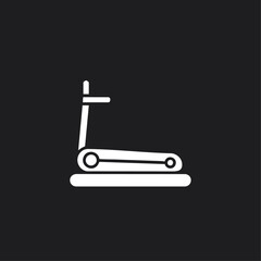 Treadmil icon flat vector design