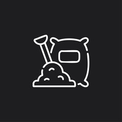 Cement icon flat vector design