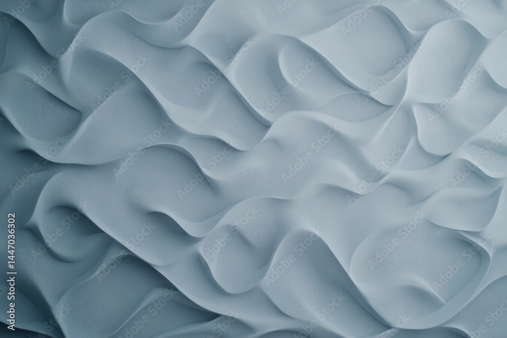 Poster Close-up of an abstract wallpaper pattern with flowing lines and gradients creating a stylish, modern visual. The design offers copy space for versatility