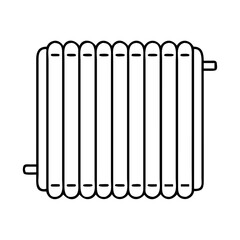 radiator icon, radiator line art - simple line art of radiator, perfect for radiator logos and icons