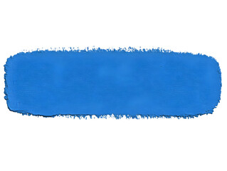 Fototapeta premium Horizontal Blue Brushstroke Illustration Background Isolated