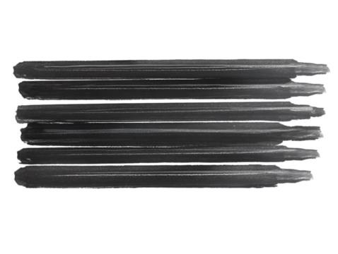 Horizontal Dark Gray Brush Stroke Illustration Background
