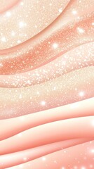 Glittering Peach Abstract Texture Art