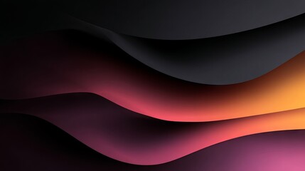 Modern sleek abstract black gradient background with smooth charcoal shades and subtle lighting, minimalist luxury tech backdrop design