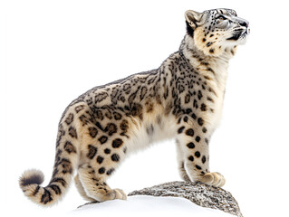A spotted wild cat, either a leopard (Panthera pardus) or a jaguar (Panthera onca), showcases its feline portrait