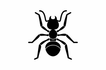 Ant silhouette vector illustration