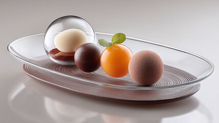 Modern Spherical Dessert Platter Display