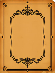 Vintage-style artwork with cardboard tones worn textures and a nostalgic feel evoking antiquated designs on an antique-inspired background