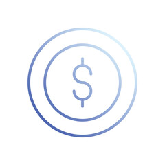 Fototapeta premium Payment In Dollars icon vector stock illustration