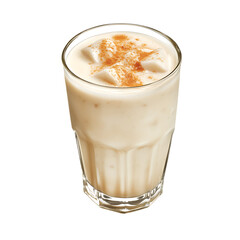 Mexican Horchata drink only glass png