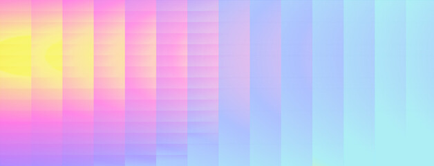 Ribbed glass texture. Vector reeded glass wallpaper. Neon aura background. Blur y2k hologram horizontal ripple panel backdrop. Pastel color corrugated poster graphic. Iridescent gradation texture bg