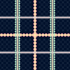 Cross squares abstract pattern