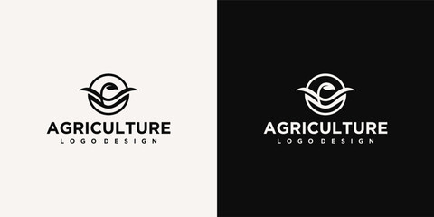 Agriculture Logo Abstract Concept Unique