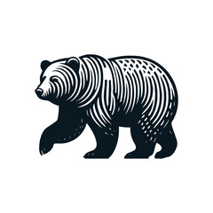 bear silhouette vector