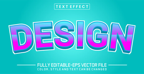 Design font Text effect editable
