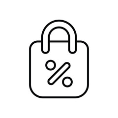 Discounts icon vector stock illustration