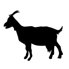 goat silhouette illustration