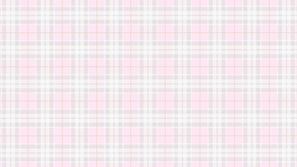 Pink and white  plaid fabric texture background. Luxury plaid checkered seamless pattern.