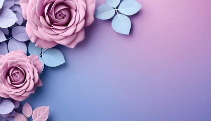 Dusty purple rose blue pink abstract background. Gradient. Elegant lilac background with space for design. Valentine, mother's day. Baby birthday, newborn. Beautiful.