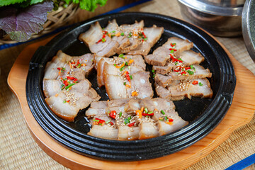 Bossam sold in Korea is delicious