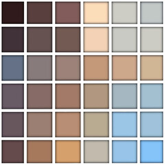 Abstract sample of pastel  color swatches palette background.